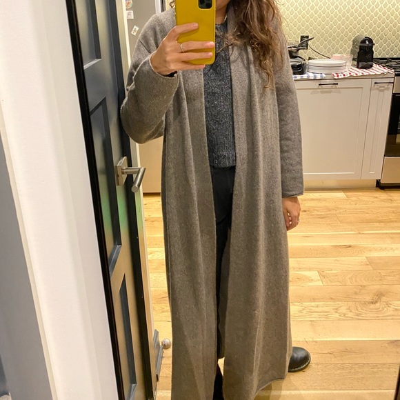 zara cashmere coat